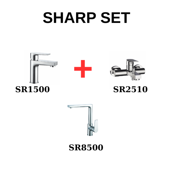 Creavit Sharp Batarya Seti (SR1500, SR2510, SR8500) - 1