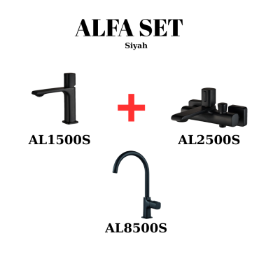 Creavit Alfa Batarya Seti Siyah (AL1500S, AL2500S, AL8500S) - CREAVİT