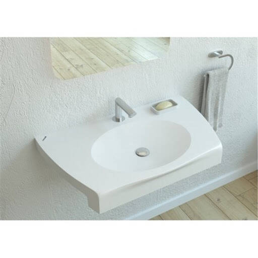 Creavit Slam Tezgah Üstü Çanak Lavabo Beyaz Tp080 80cm - 1