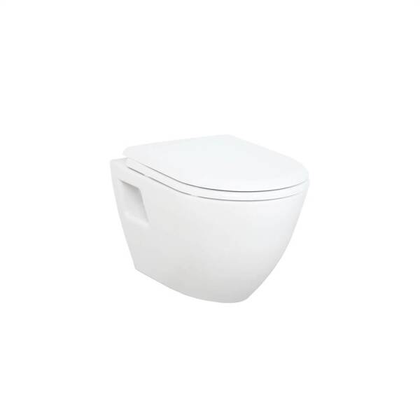 Creavit Terra Asma Klozet D.li Ext.Byz TP325 + Duck TP.YK. Byz. Klozet Kapağı - 1