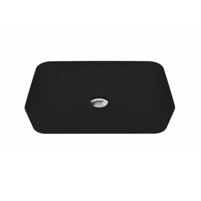 Creavit Ultra Dikdörtgen Çanak Siyah Lavabo 60 cm UL060 