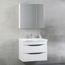Denko İdea Banyo Dolap Takımı 80cm Beyaz - 1
