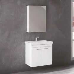Denko Terra Banyo Dolap Takımı 65cm Beyaz - 1