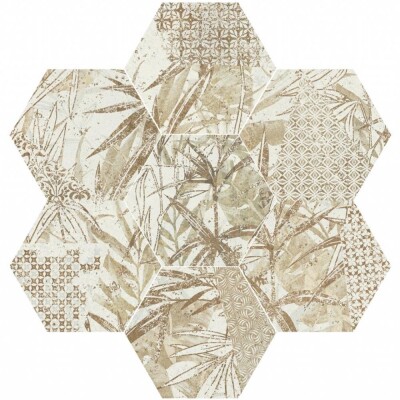 Dune Ceramica 188597 Magnet Tropic Copper/Frozen Dekoratif Karo (15x17cm) - DUNE CERAMICA