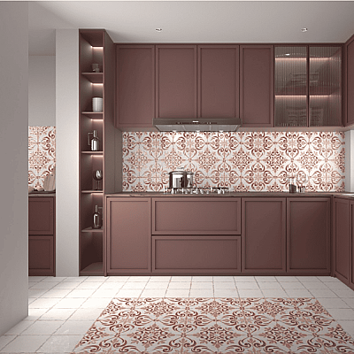 Dune Ceramica Antiga Blanco Dekoratif Karo Mat 20x20cm - 3