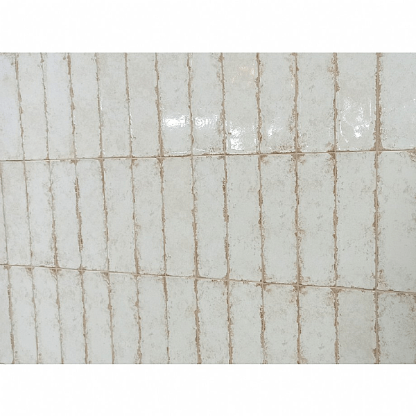 Dune Ceramica Antiga Blanco Dekoratif Karo Mat 6,9x24cm - 1