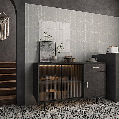 Dune Ceramica Antiga Marengo Dekoratif Karo Mat 6,9x24cm - DUNE CERAMICA