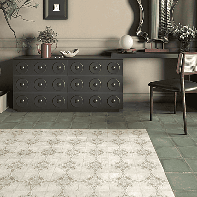 Dune Ceramica Atlantique Olive Dekoratif Karo Mat 20x20cm - 2