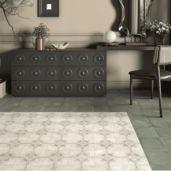 Dune Ceramica Atlantique Olive Dekoratif Karo Mat 20x20cm - 2