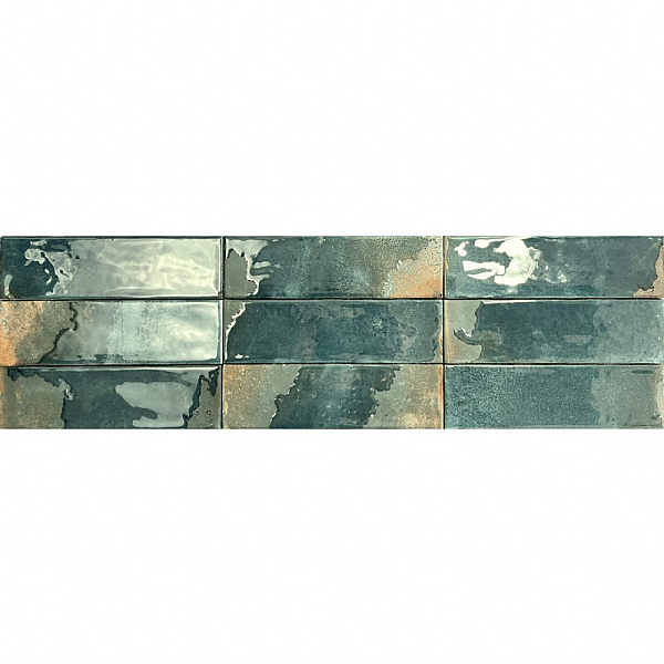 Dune Ceramica Granadella Esmeralda Dekoratif Karo Parlak 6,4x22,3cm - 1