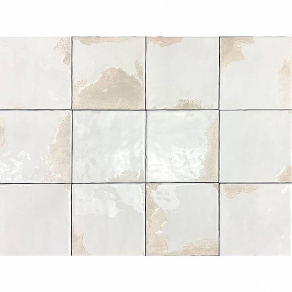 Dune Ceramica Granadella Sal Dekoratif Karo Parlak 11,5x11,5cm - 1