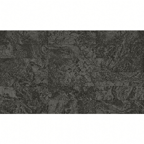 Dune Ceramica Iceberg Black Dekoratif Karo Mat 6,4x22,3cm - 1