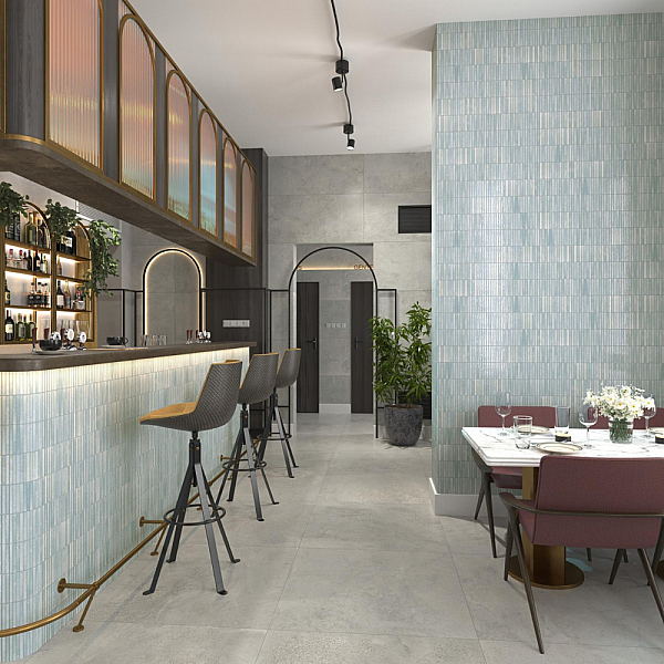 Dune Ceramica Kit-Kat Mosaic Water Glossy Dekoratif Karo 11,5x23,1cm - 3