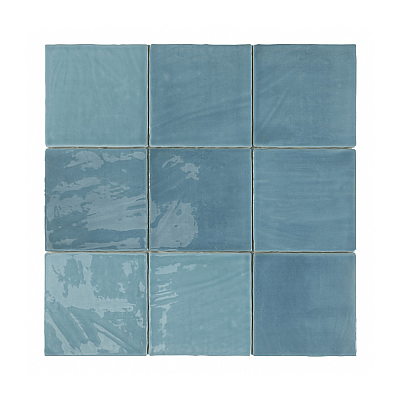 Dune Ceramica Tabarca Cielo Dekoratif Karo Parlak 15x15cm - 1