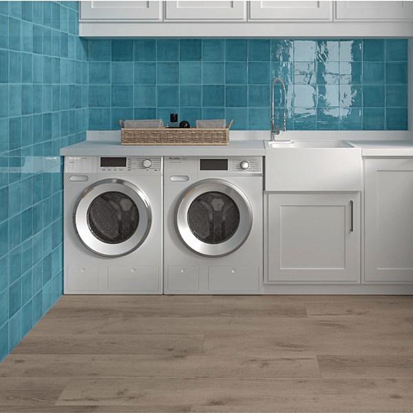 Dune Ceramica Tabarca Cielo Dekoratif Karo Parlak 15x15cm - 3