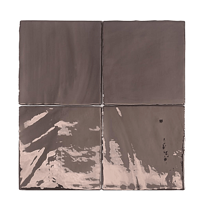 Dune Ceramica Tabarca Copper Glossy Dekoratif Karo Parlak 15x15cm - 1