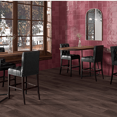 Dune Ceramica Tabarca Granate Dekoratif Karo Parlak 15x15cm - 2