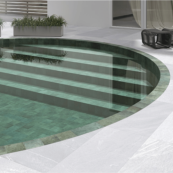 Dune Ceramica Tahiti Emerald Glossy Dekoratif Karo Parlak 14,7x14,7cm - 2