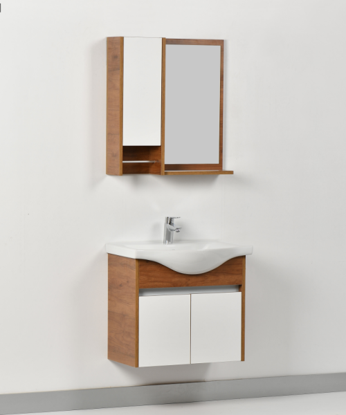 Kalay Alto Banyo Dolabı Takımı 65cm Ceviz - 1