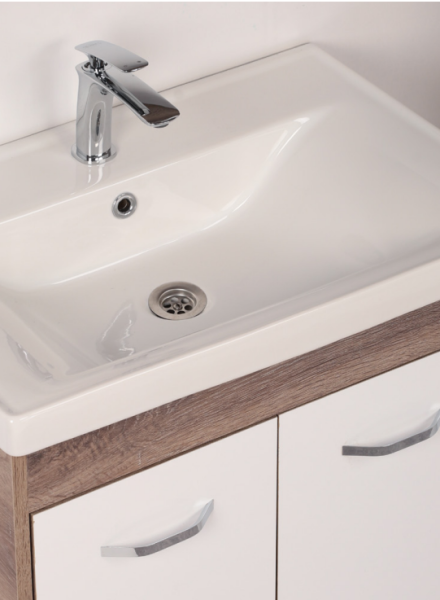 Kalay Arda Banyo Dolabı Takımı 65cm Meşe - 2