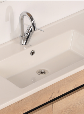 Kalay Athena Banyo Dolabı Takımı 100cm Meşe - 2