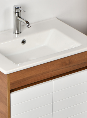 Kalay Beyda Banyo Dolabı Takımı 65cm Beyaz - 2