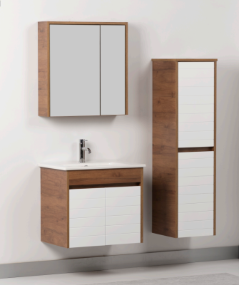 Kalay Beyda Banyo Dolabı Takımı 65cm Beyaz - KALAY