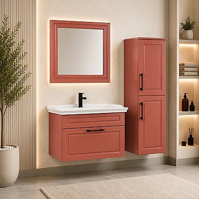 Kalay Efes Banyo Dolabı Takımı 80cm Cotto - KALAY