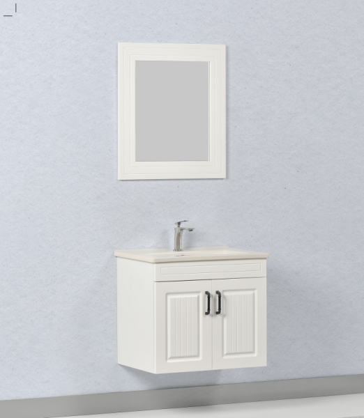 Kalay Elin Banyo Dolabı Takımı 65cm Beyaz - 1