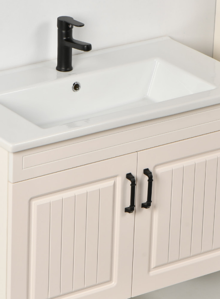 Kalay Elin Banyo Dolabı Takımı 85cm Krem - 2