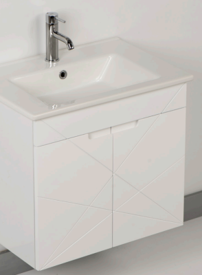 Kalay Geo Banyo Dolabı Takımı 65cm Beyaz - 2