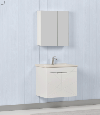 Kalay Giza Banyo Dolabı Takımı 65cm Beyaz - KALAY