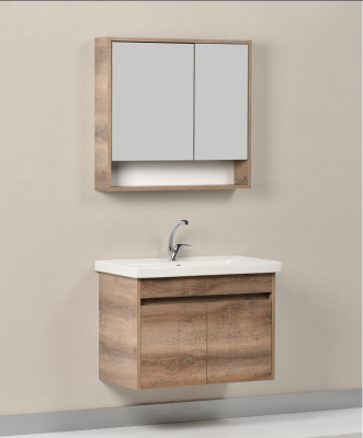 Kalay Kayra Banyo Dolabı Takımı 80cm Sacromento Meşe - KALAY