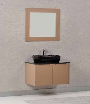 Kalay Lilyum Banyo Dolabı Takımı 80cm Cappuccino - KALAY