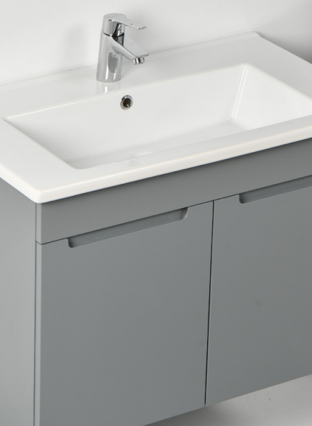 Kalay Madrid Banyo Dolabı Takımı 80cm Gri - 2