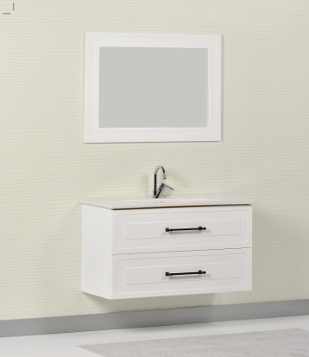 Kalay River Banyo Dolabı Takımı 100cm Beyaz - KALAY