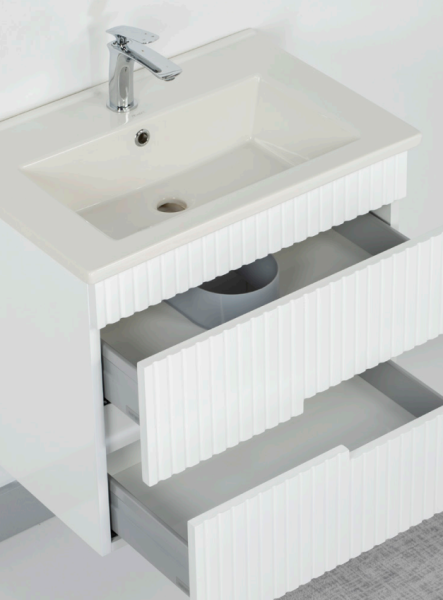 Kalay Ruby Banyo Dolabı Takımı 65cm Beyaz - 2