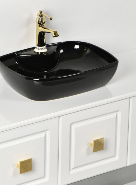 Kalay Şebboy Banyo Dolabı Takımı 120cm Beyaz - 2