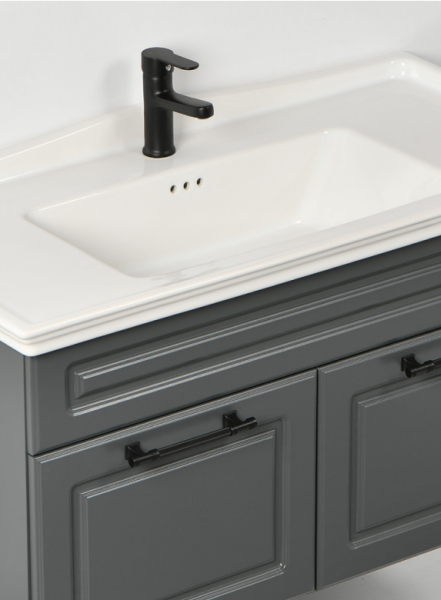 Kalay Sirius Banyo Dolabı Takımı 100cm Antrasit - 2