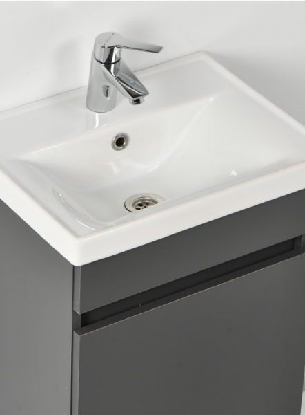 Kalay Solo Banyo Dolabı Takımı 50cm Antrasit - 2