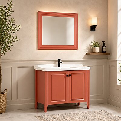 Kalay Tango Banyo Dolabı Takımı 100cm Cotto - KALAY