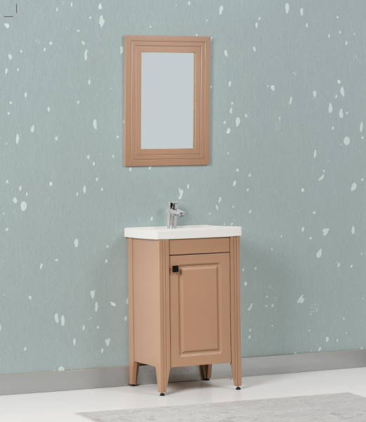 Kalay Tango Banyo Dolabı Takımı 50cm Cappuccino - 1