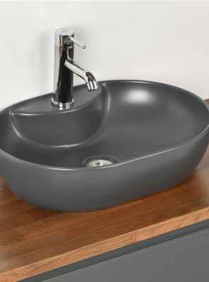 Kalay Vita Banyo Dolabı Takımı 120cm Siyah - 2