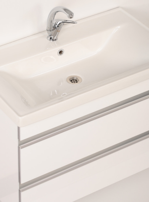 Kalay Zeus Banyo Dolabı Takımı 70cm Beyaz - 2