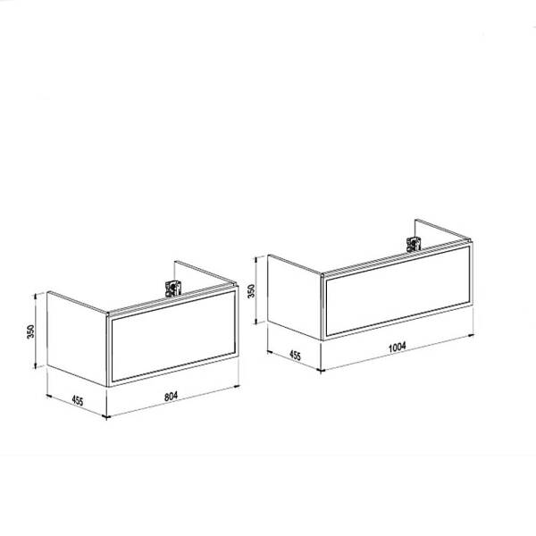 Kobos Frame Banyo Dolap Takımı - 4