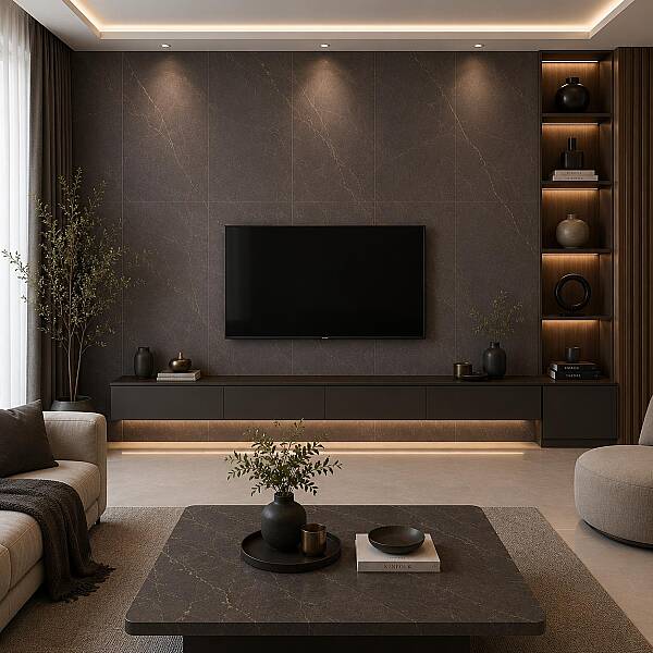 Kütahya Seramik 60x120 Adria Mocha Mat Rektifiyeli - 1