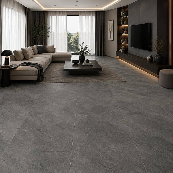 Kütahya Seramik 60x120 Atlantis Antrasit Mat Rektifiyeli - 1