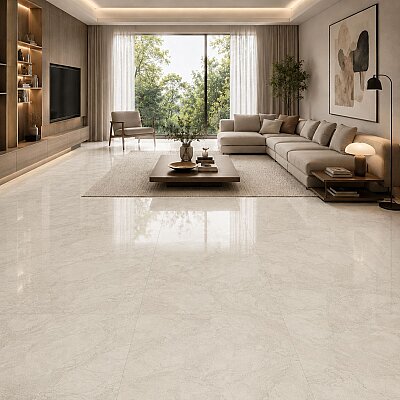 Kütahya Seramik 60x120 Atlantis Beyaz Yarı Parlak Rektifiyeli - KÜTAHYA SERAMİK