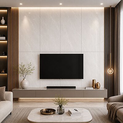 Kütahya Seramik 80x160 Messina Beyaz Rektifiye Parlak - KÜTAHYA SERAMİK