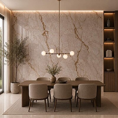 Kütahya Seramik 60x120 Ares Bej DF Rektifiye Lappato - KÜTAHYA SERAMİK